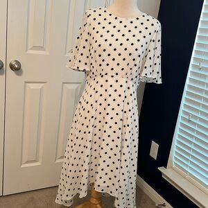 EUC Eliza J Polka Dot Dress